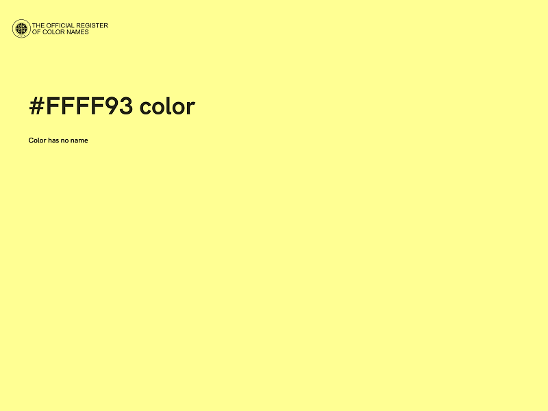 #FFFF93 color image