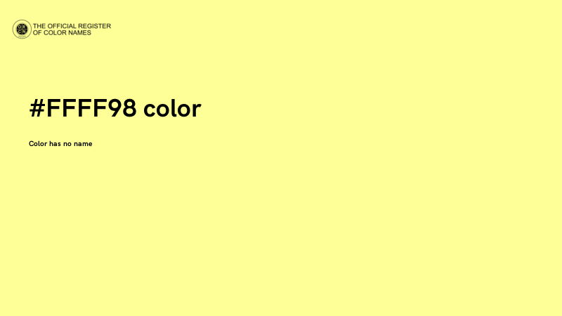 #FFFF98 color image