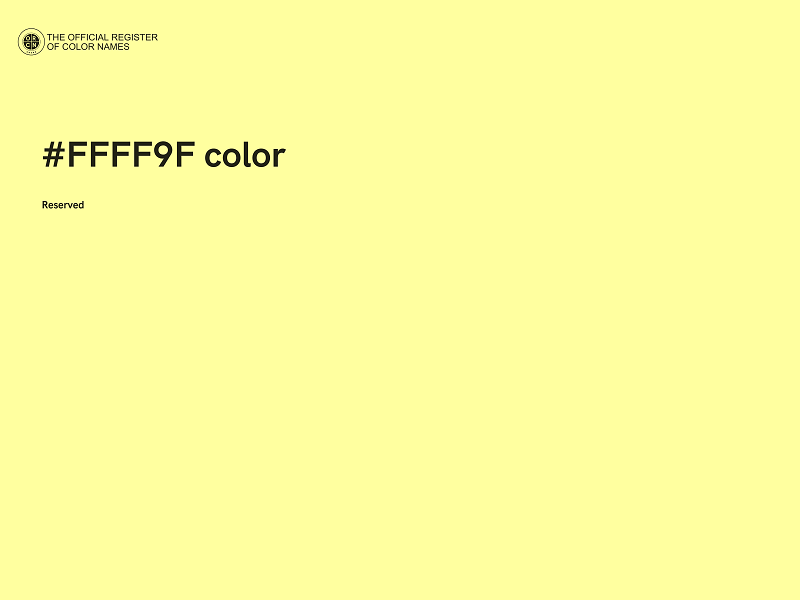 #FFFF9F color image