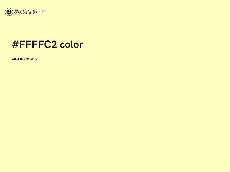 #FFFFC2 color image