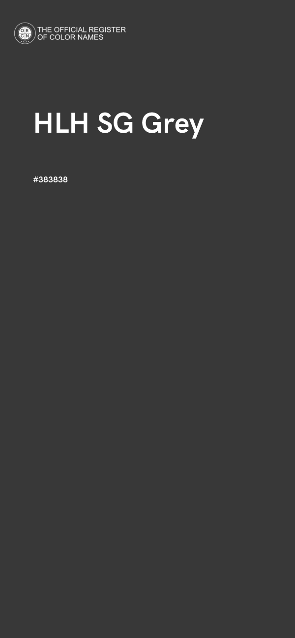 #383838 - HLH SG Grey color image