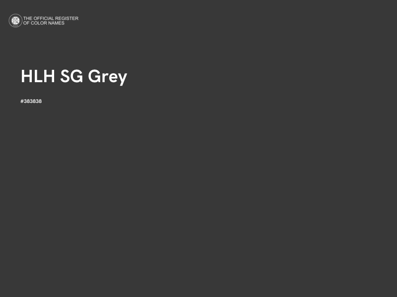 #383838 - HLH SG Grey color image