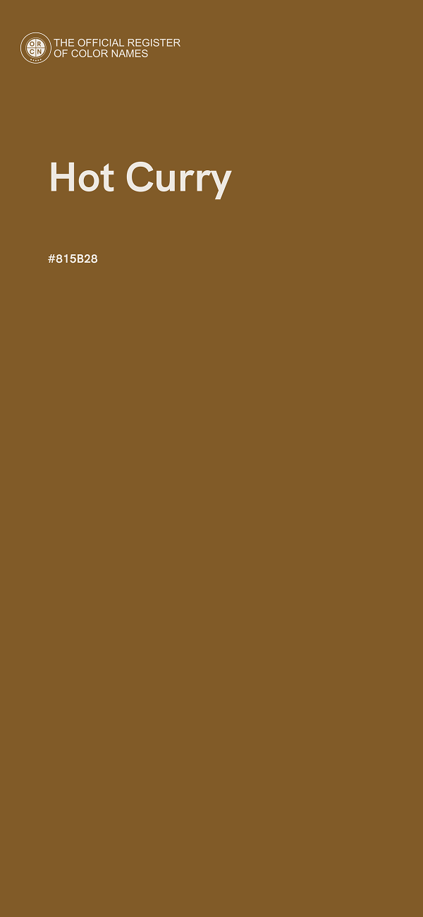#815B28 - Hot Curry color image