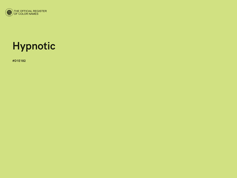 #D1E182 - Hypnotic color image