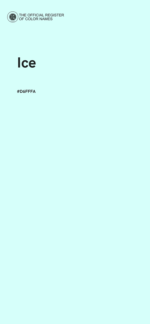 #D6FFFA - Ice color image