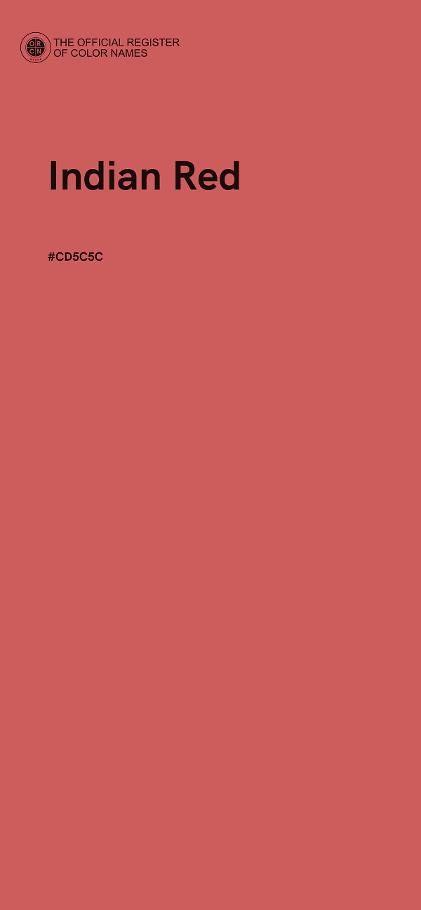 #CD5C5C - Indian Red color image