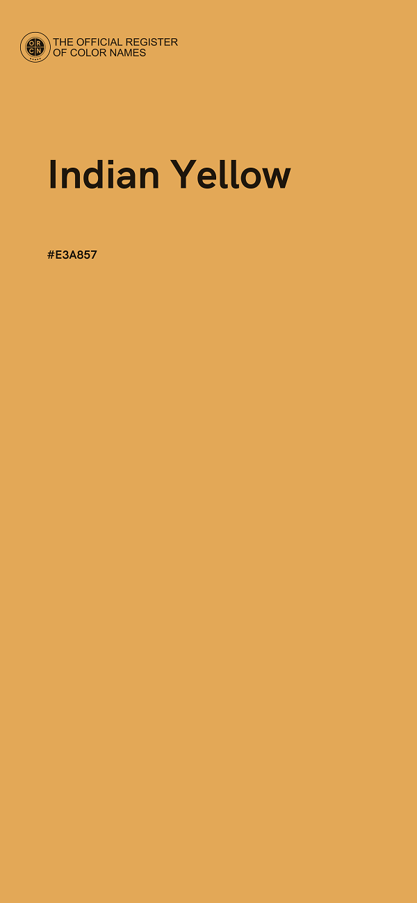 #E3A857 - Indian Yellow color image