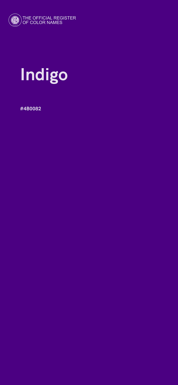 #4B0082 - Indigo color image