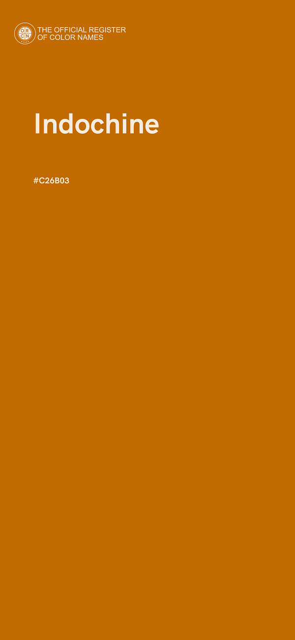 #C26B03 - Indochine color image