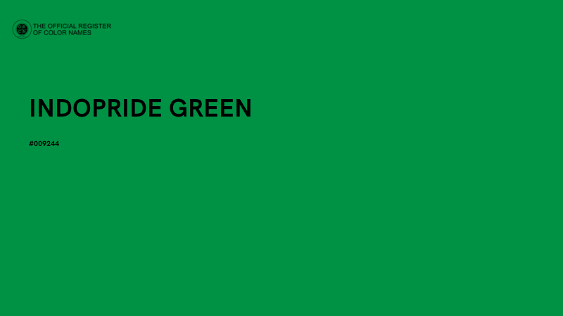 #009244 - INDOPRIDE GREEN color image