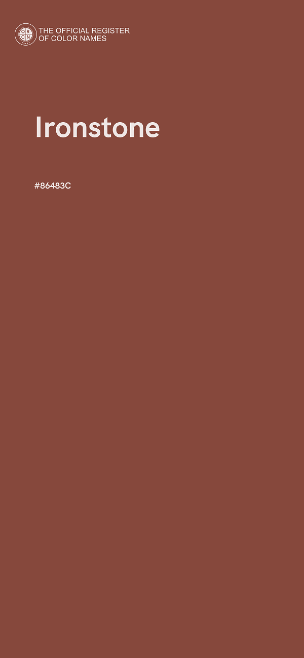 #86483C - Ironstone color image