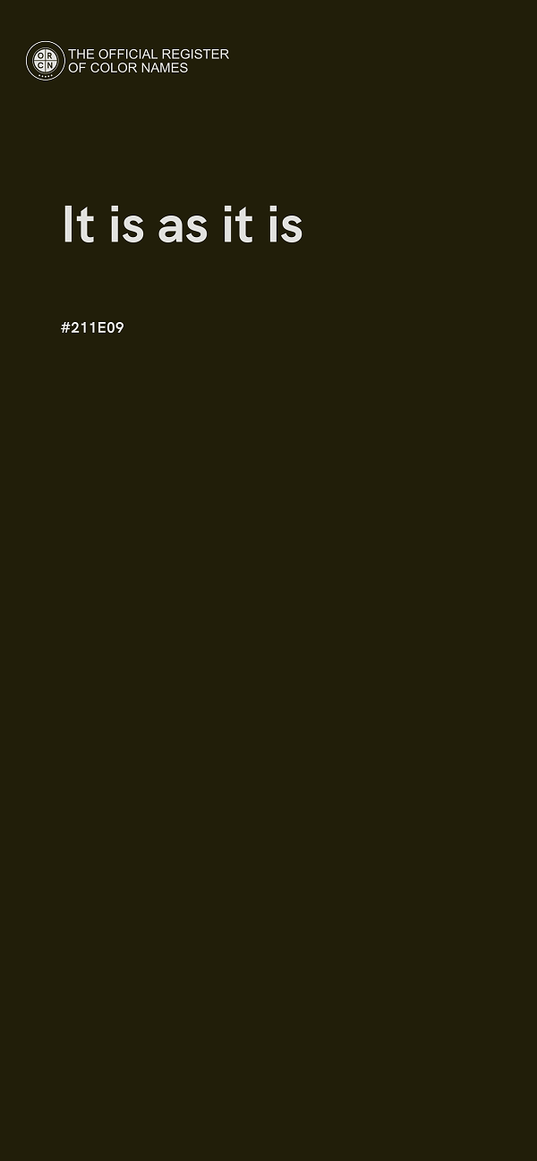 #211E09 - It is as it is color image