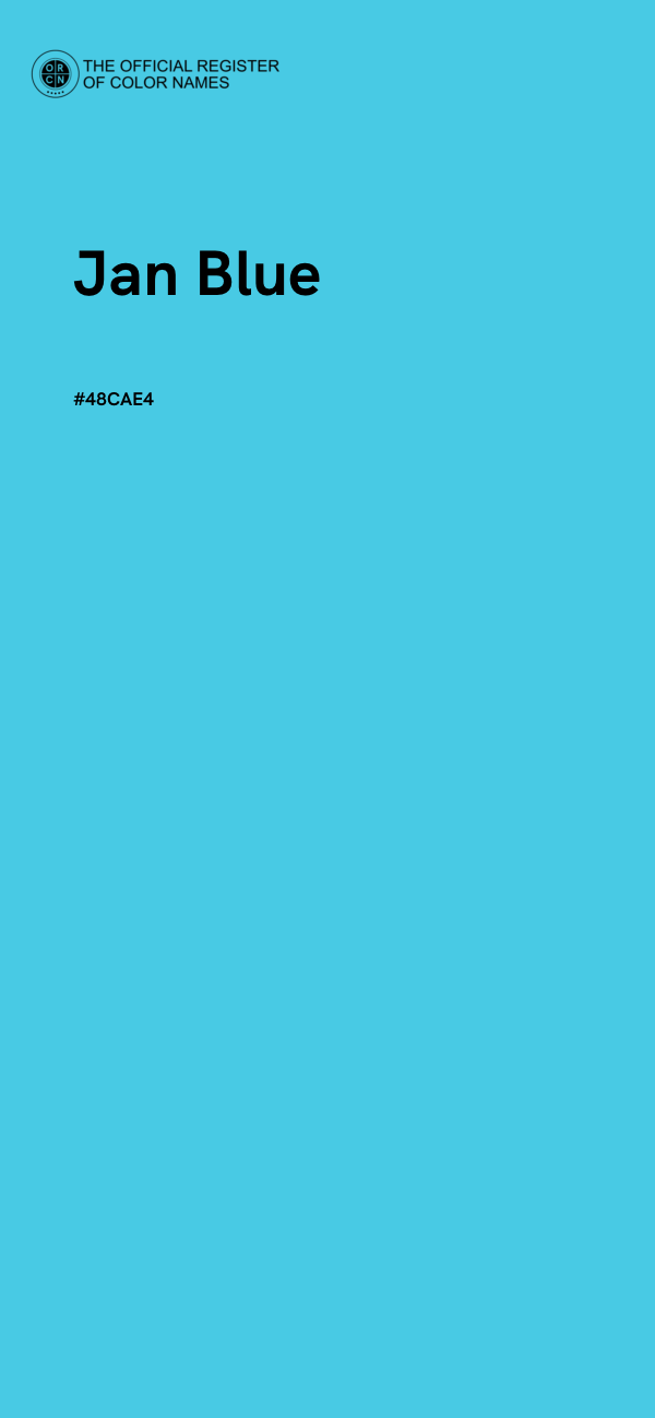 #48CAE4 - Jan Blue color image