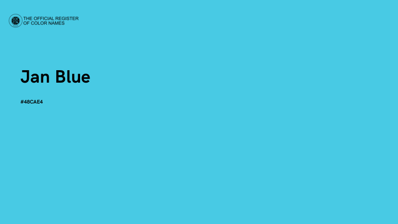 #48CAE4 - Jan Blue color image