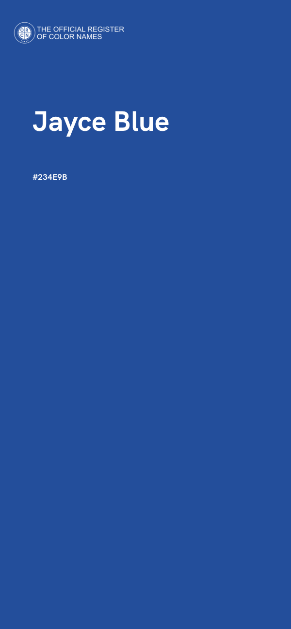 #234E9B - Jayce Blue color image