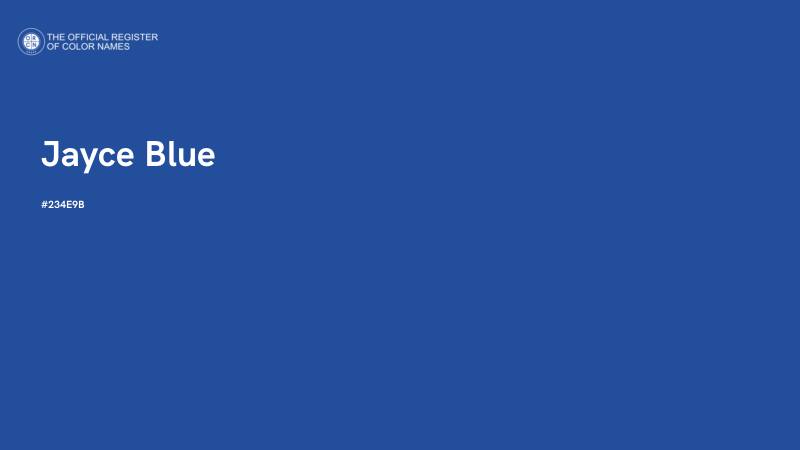 #234E9B - Jayce Blue color image