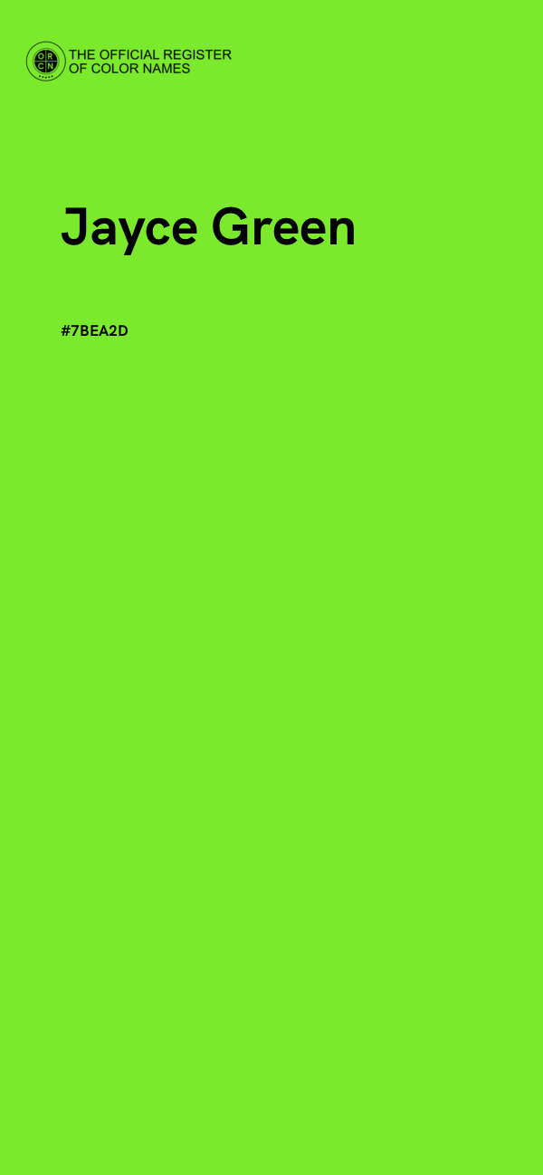 #7BEA2D - Jayce Green color image