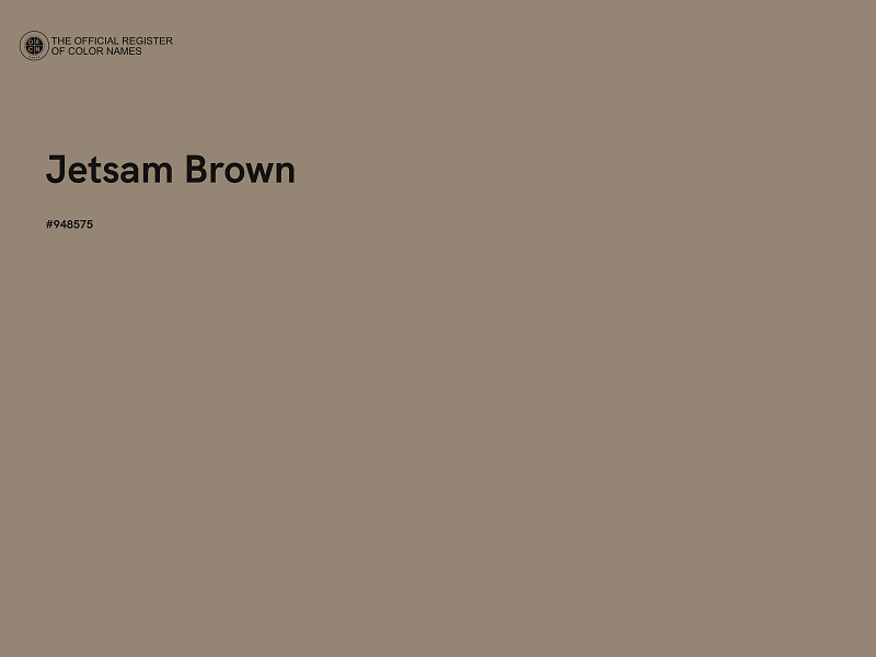 #948575 - Jetsam Brown color image