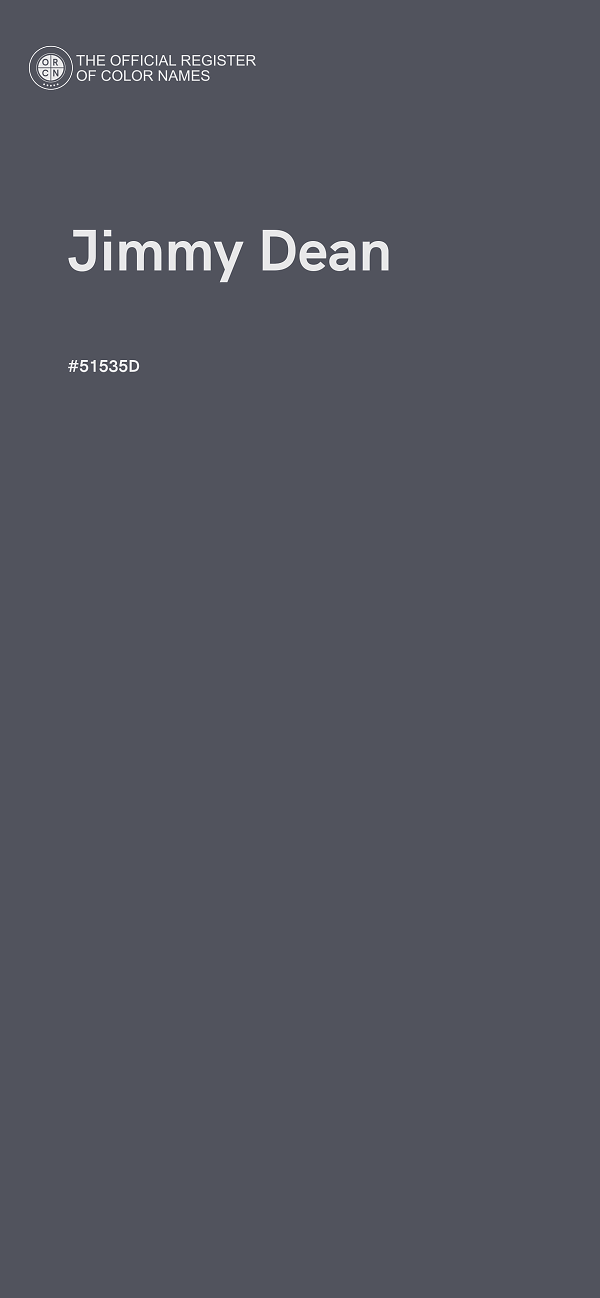 #51535D - Jimmy Dean color image