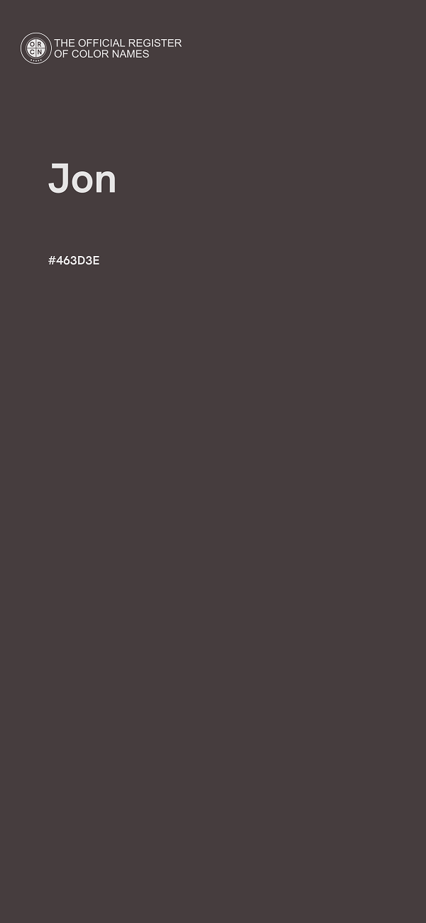 #463D3E - Jon color image