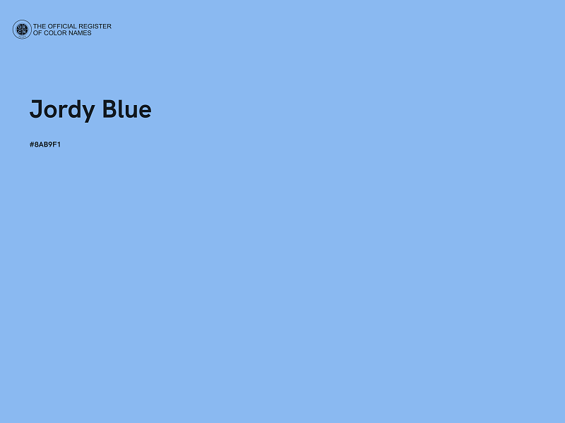 #8AB9F1 - Jordy Blue color image