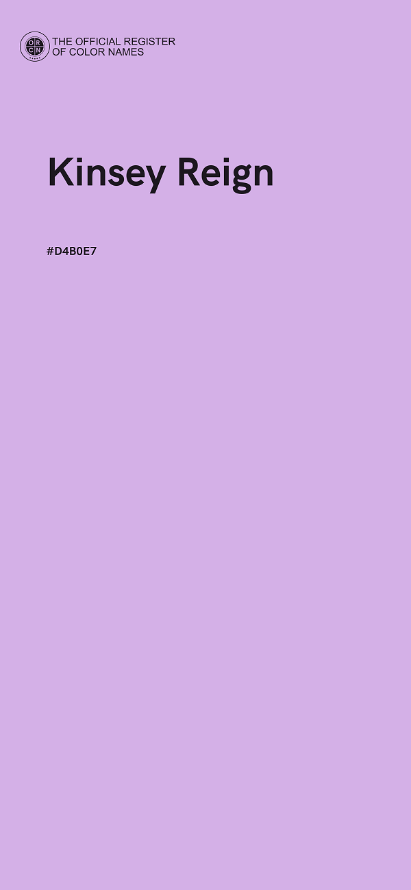 #D4B0E7 - Kinsey Reign color image
