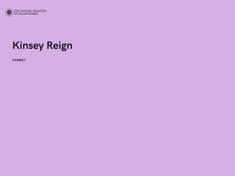#D4B0E7 - Kinsey Reign color image