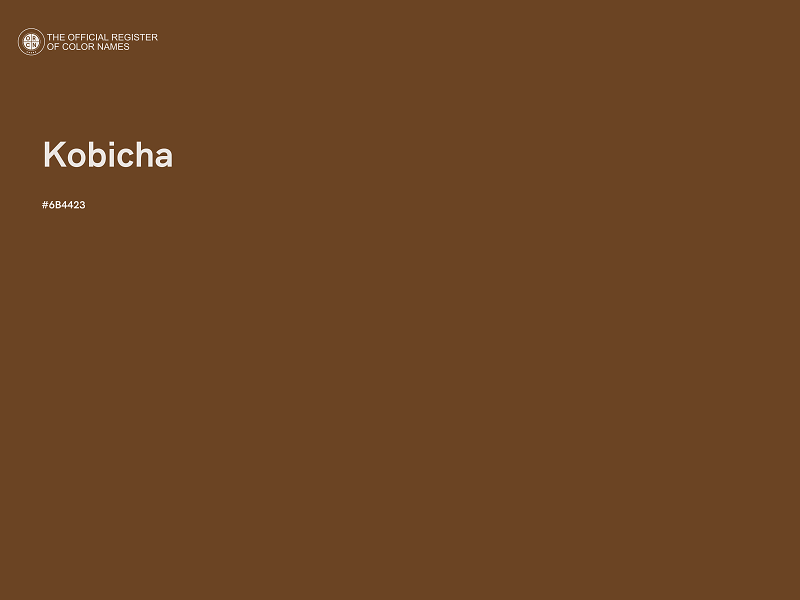#6B4423 - Kobicha color image