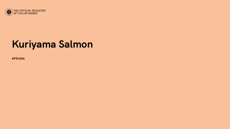 #F9C09A - Kuriyama Salmon color image