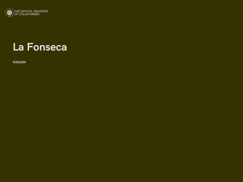 #353300 - La Fonseca color image