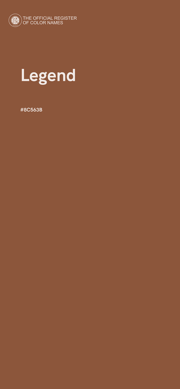 #8C563B - Legend color image