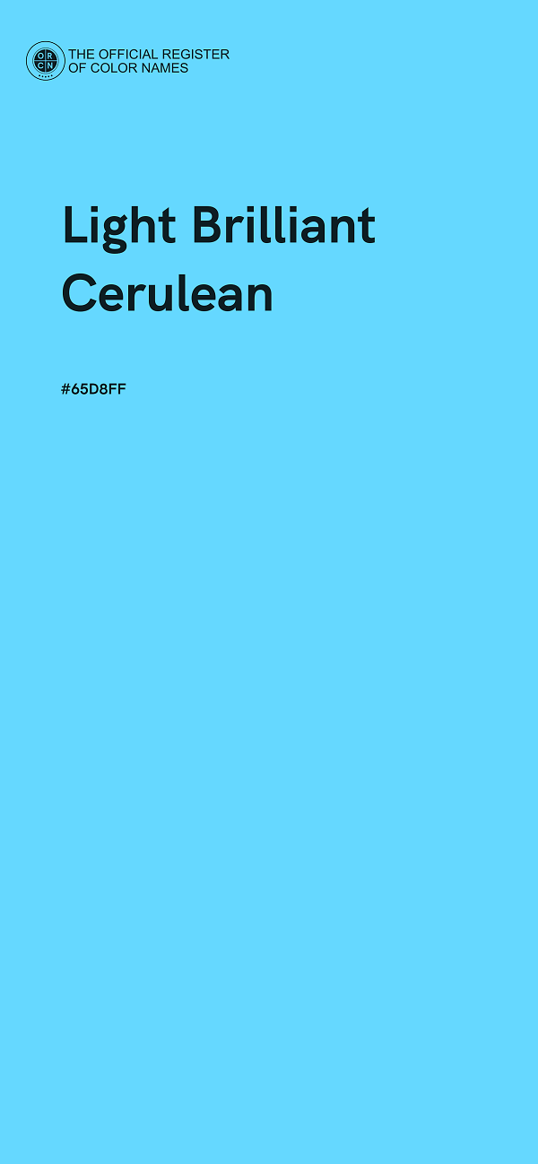 #65D8FF - Light Brilliant Cerulean color image