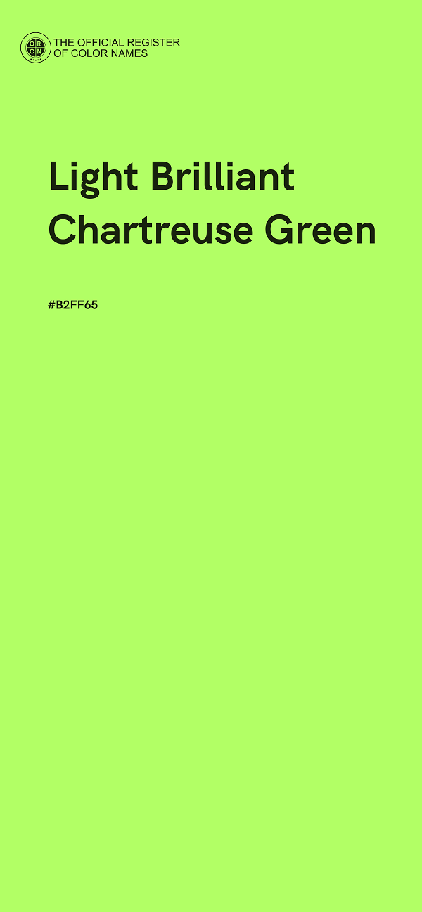 #B2FF65 - Light Brilliant Chartreuse Green color image