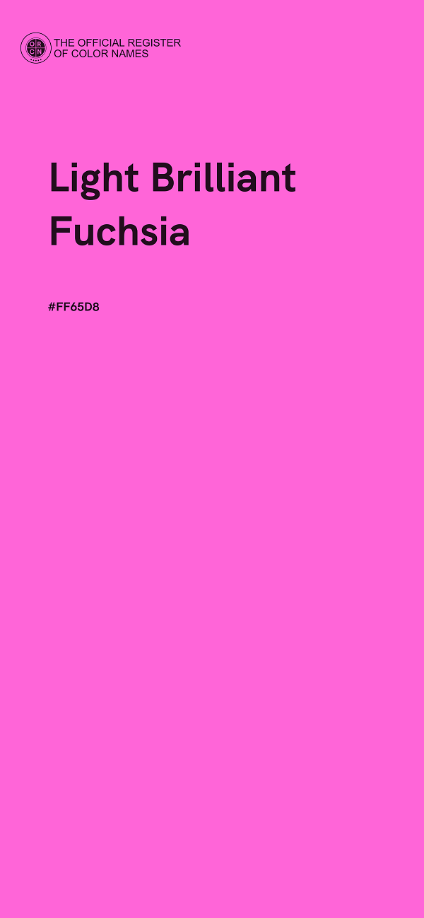 #FF65D8 - Light Brilliant Fuchsia color image