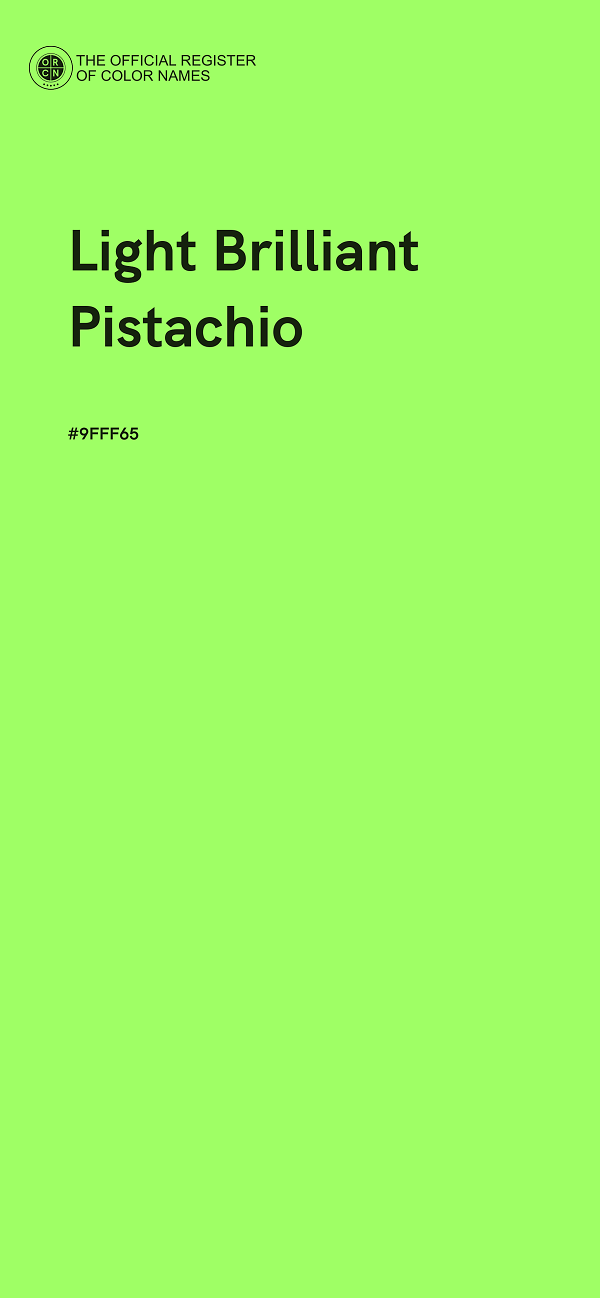 #9FFF65 - Light Brilliant Pistachio color image