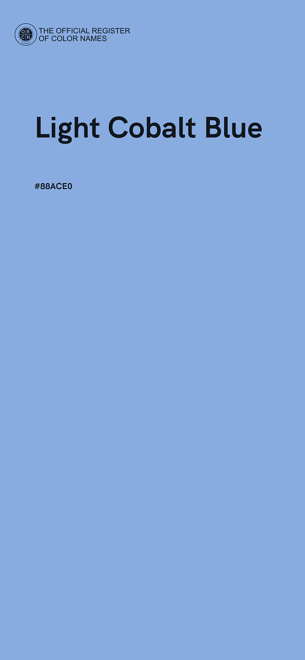 #88ACE0 - Light Cobalt Blue color image