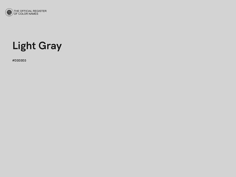 #D3D3D3 - Light Gray color image