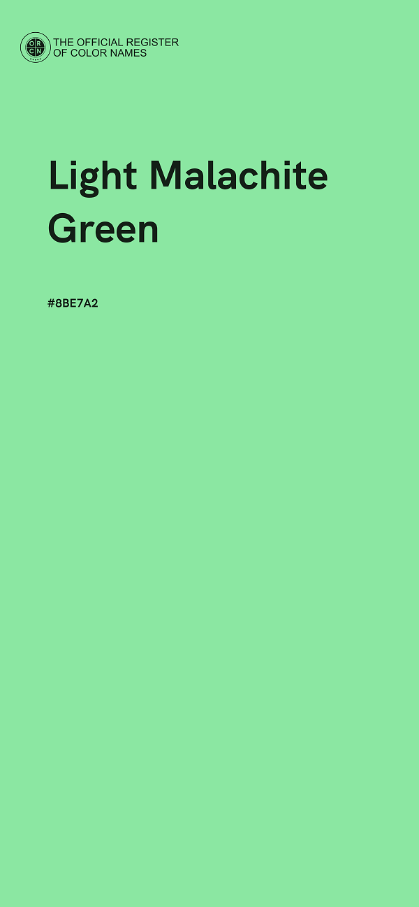 #8BE7A2 - Light Malachite Green color image