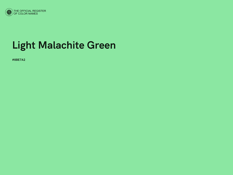 #8BE7A2 - Light Malachite Green color image