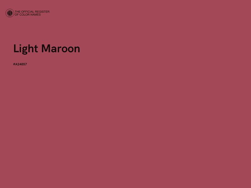#A24857 - Light Maroon color image