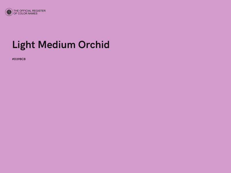#D39BCB - Light Medium Orchid color image