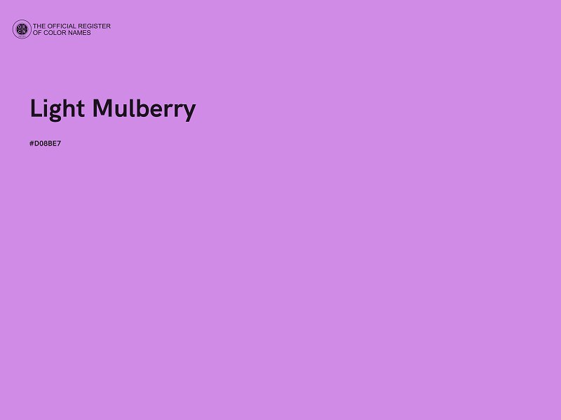 #D08BE7 - Light Mulberry color image