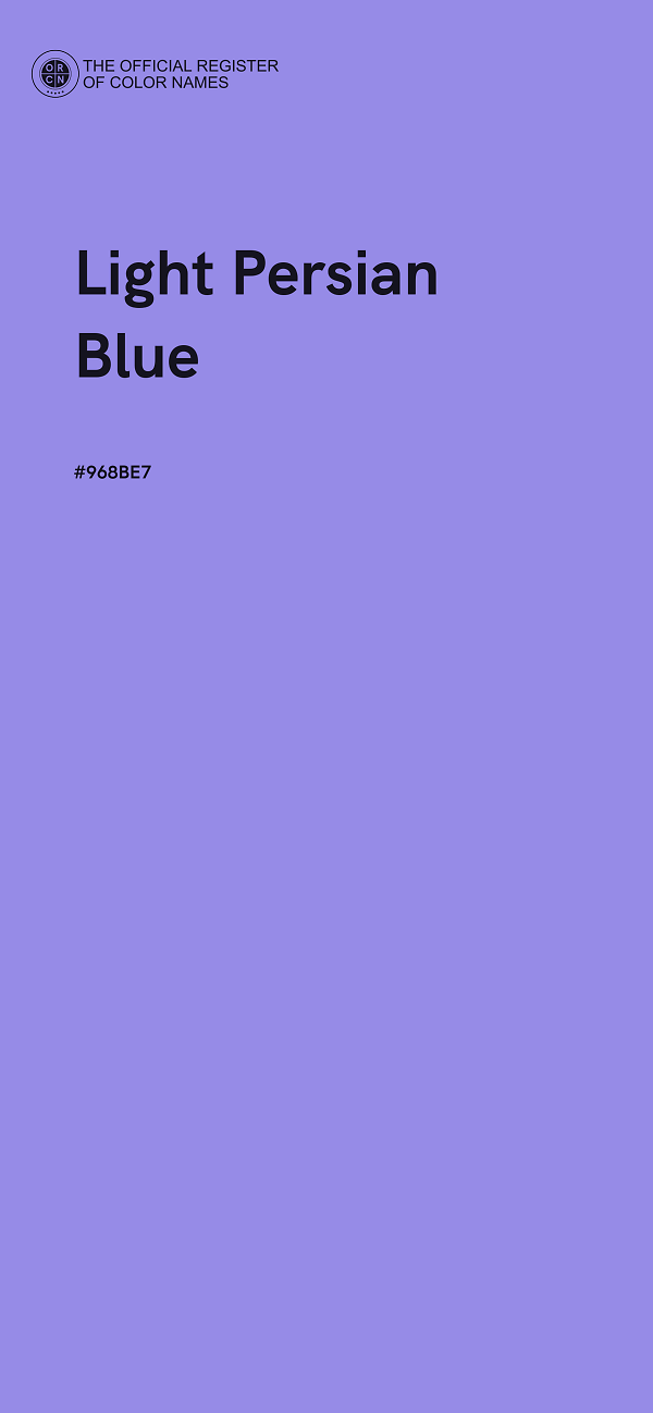 #968BE7 - Light Persian Blue color image