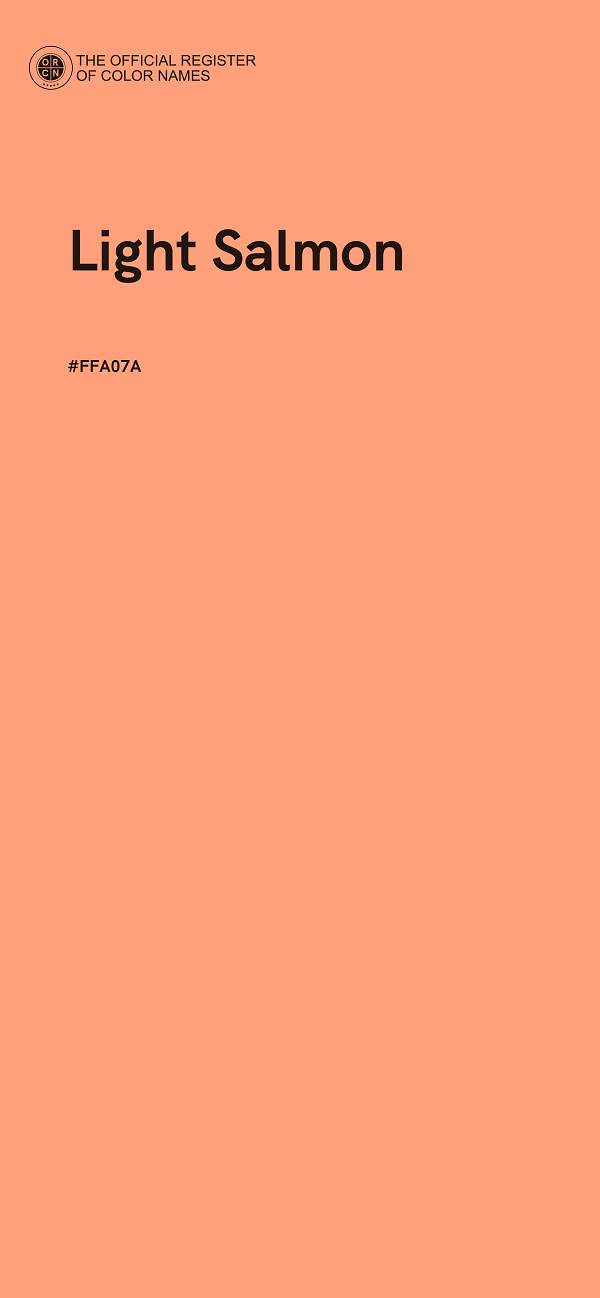 #FFA07A - Light Salmon color image
