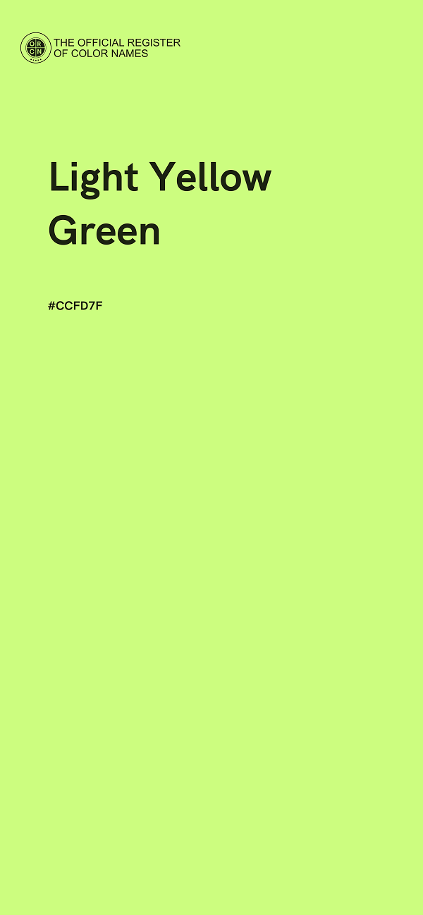 #CCFD7F - Light Yellow Green color image