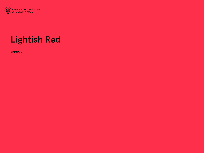 #FE2F4A - Lightish Red color image
