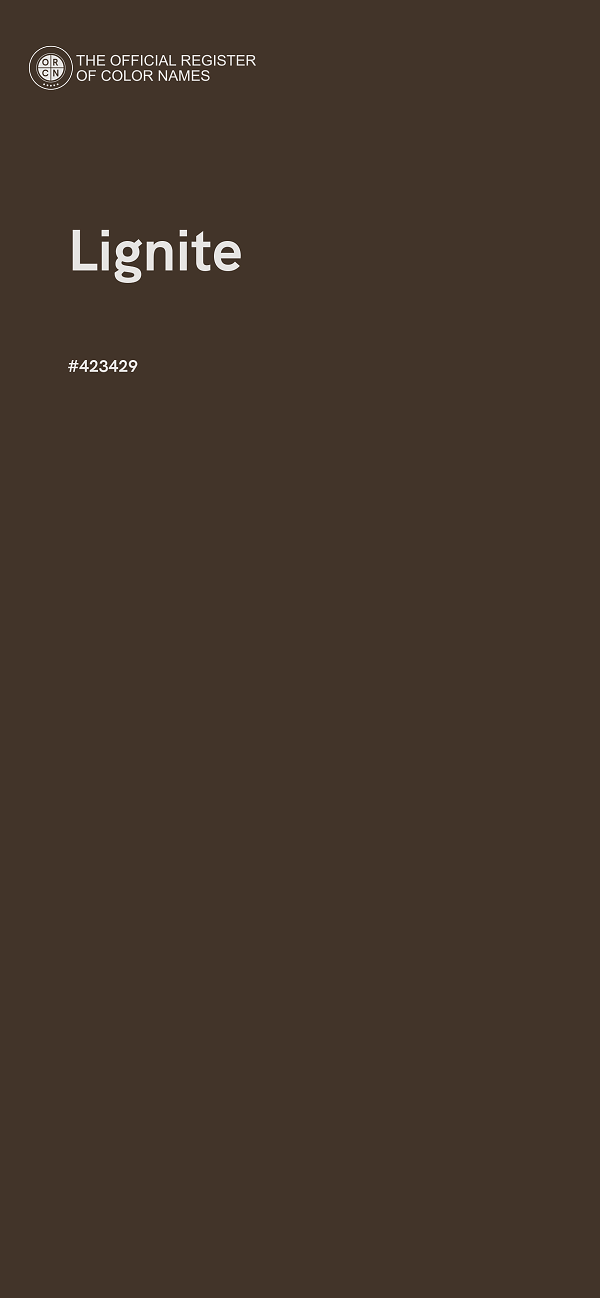 #423429 - Lignite color image