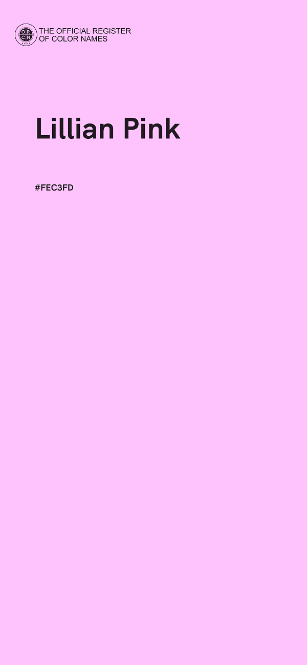 #FEC3FD - Lillian Pink color image