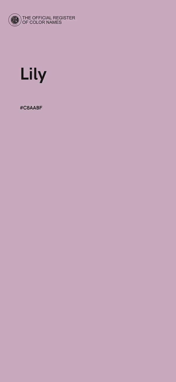 #C8AABF - Lily color image