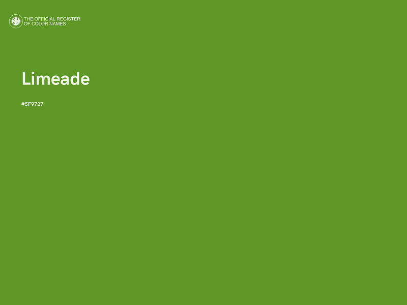 #5F9727 - Limeade color image